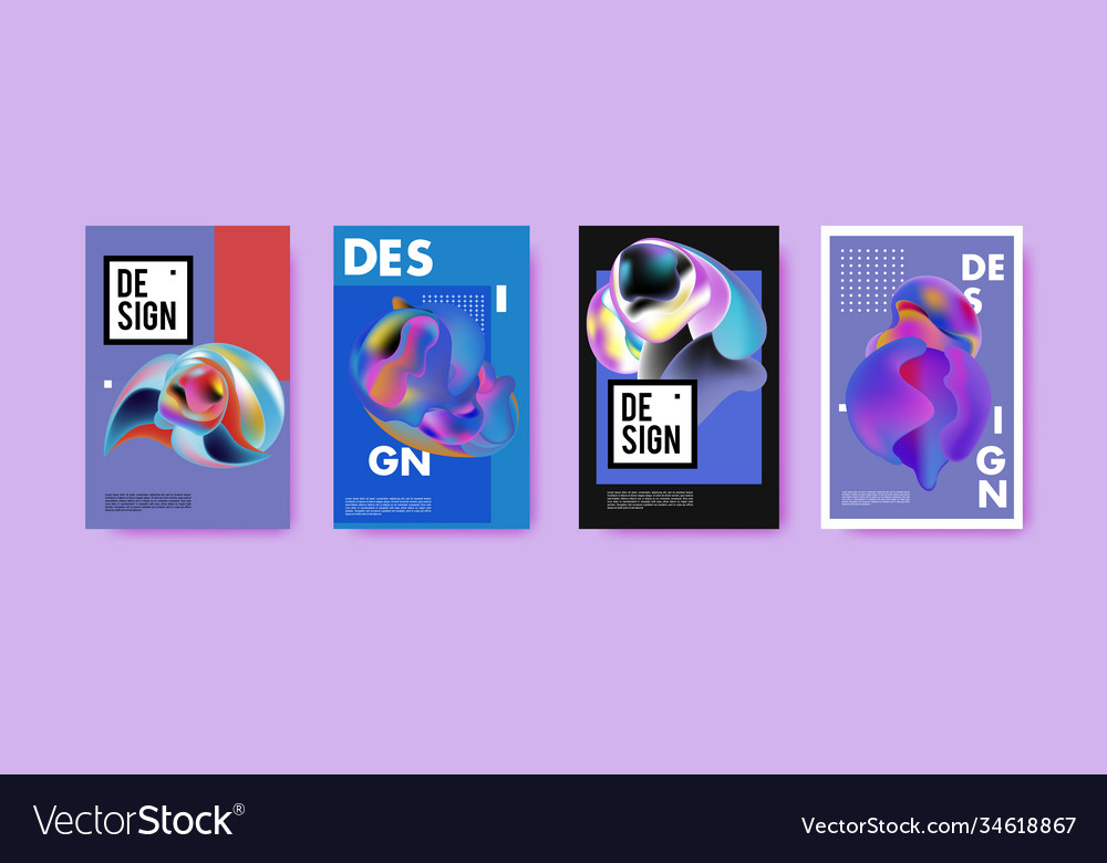 Abstract colorful liquid and fluid pattern