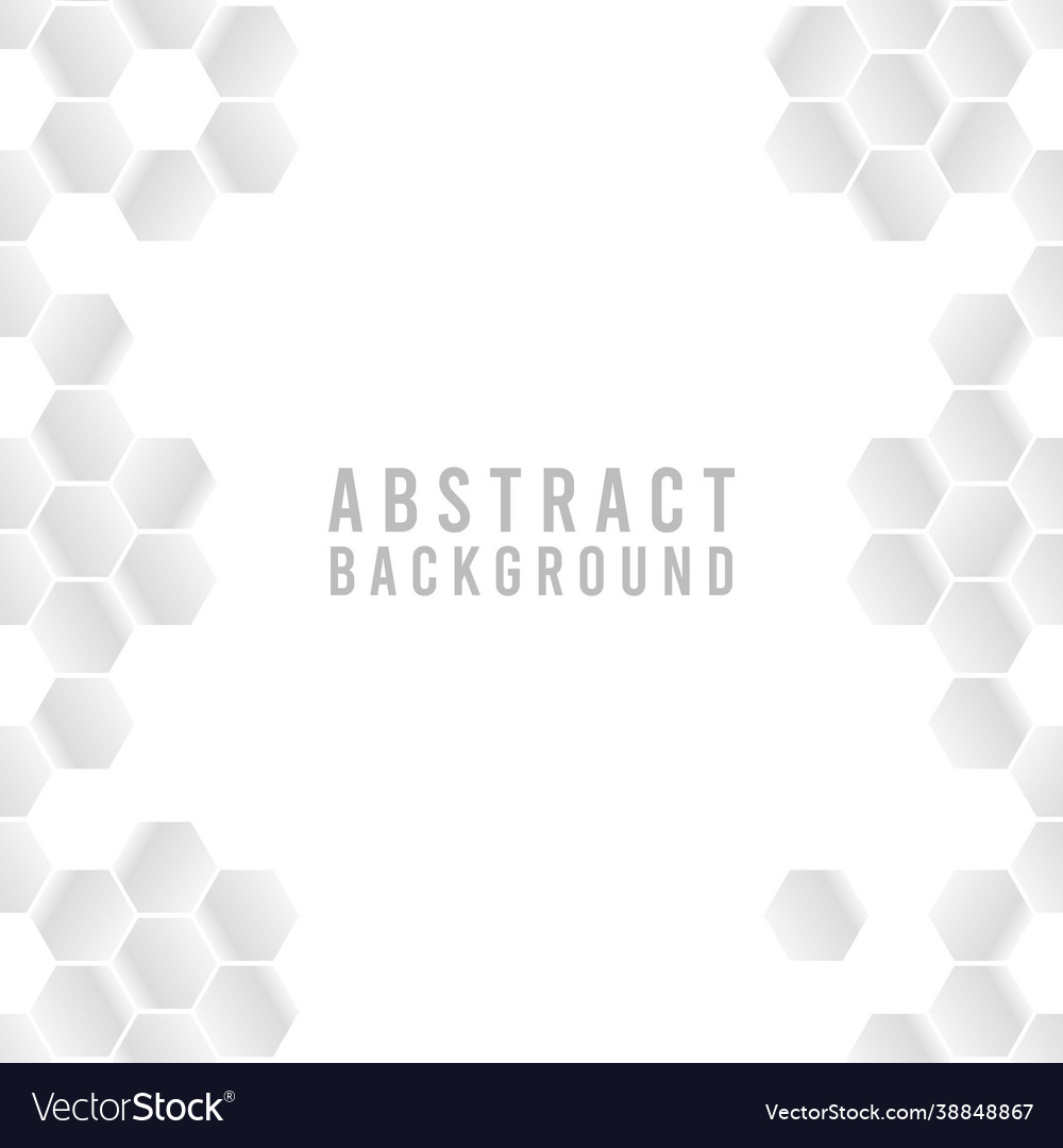 Abstract geometric shape hexagon background vector image Abstract geometric shape hexagon background