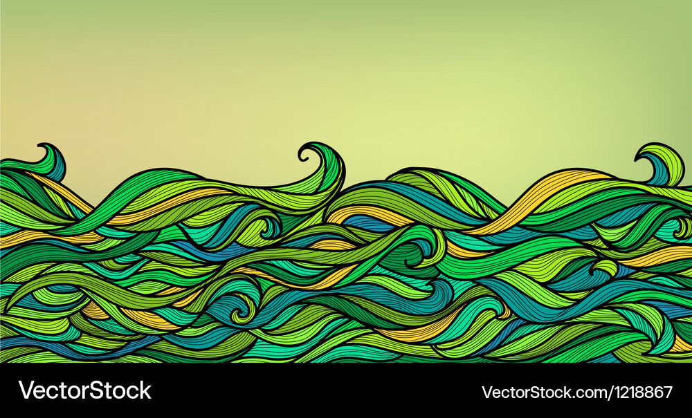 Abstract waves background Royalty Free Vector Image