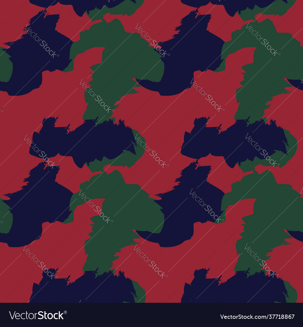 Christmas brush stroke camouflage abstract