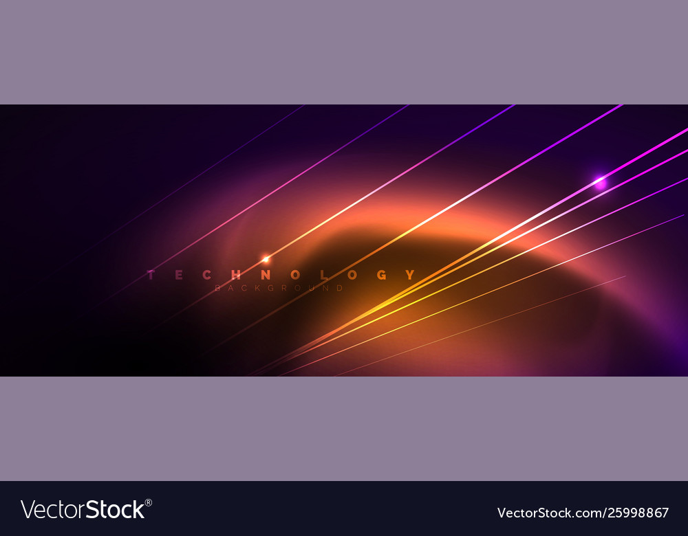 Color light with lines outer space background