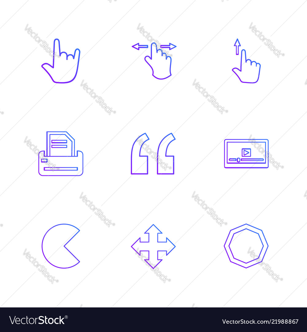 Commas dot slash hands pointer arrows