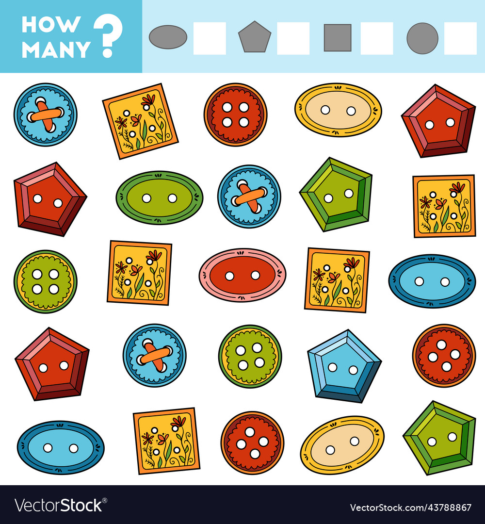 Counting game for preschool children educational