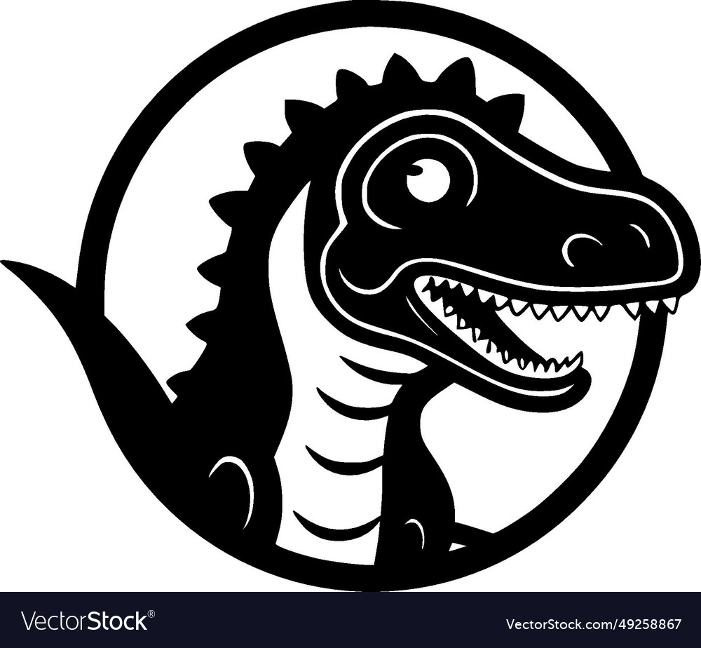 Dino - minimalist and flat logo