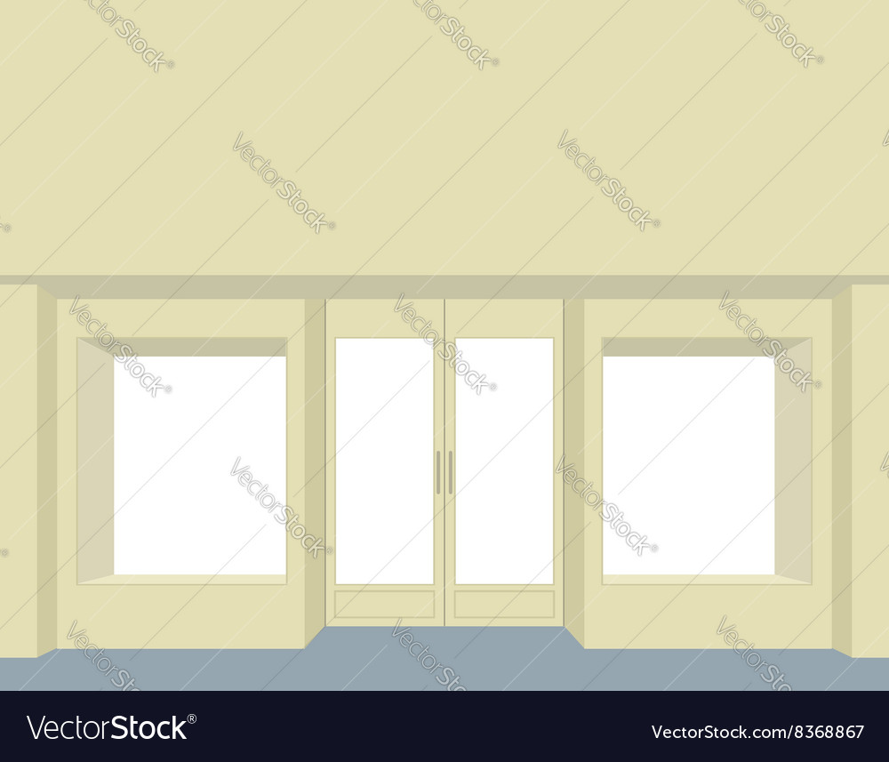 Empty Storefront Windows