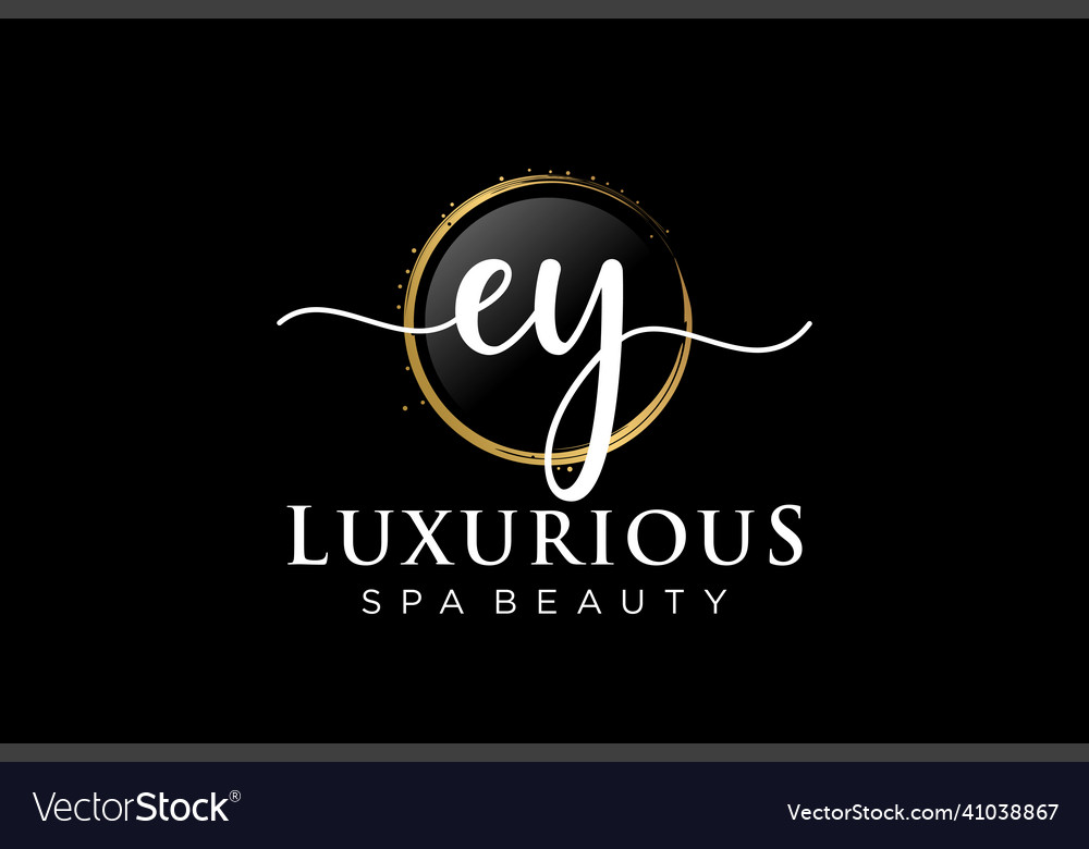 Initial ey feminine logo usable