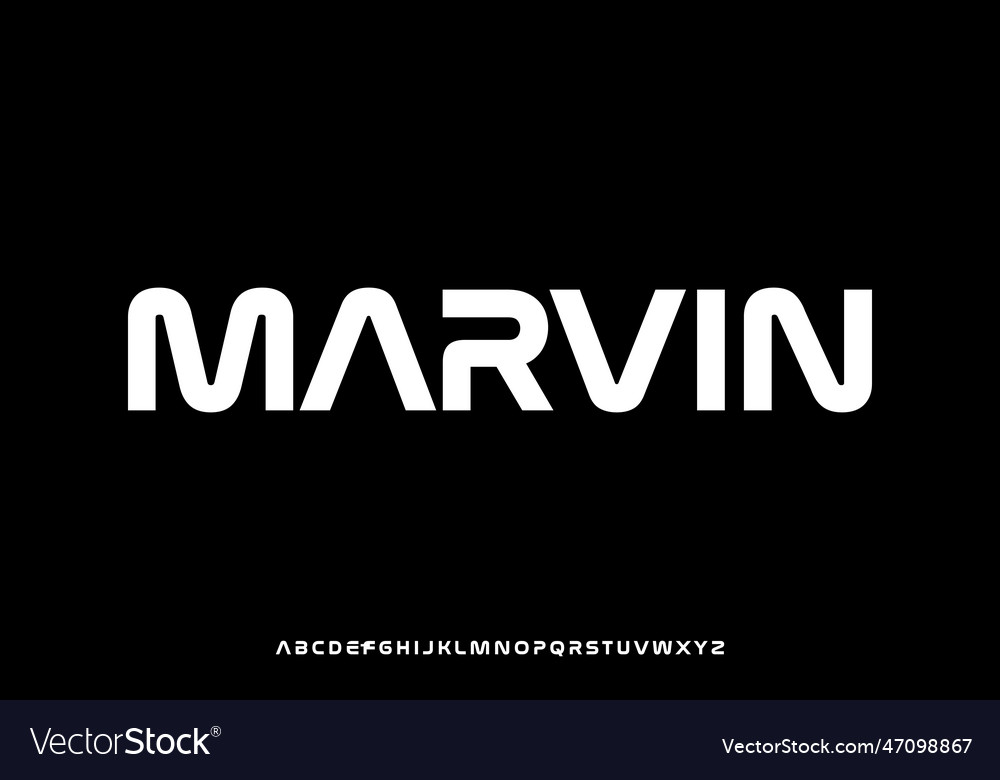 Modern unique sans serif display font