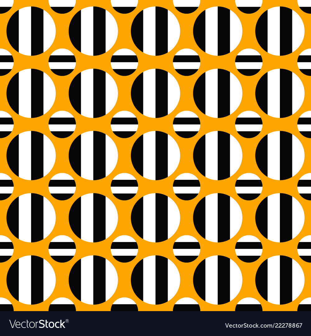 Seamless abstract circle pattern design vector image Seamless abstract circle pattern design