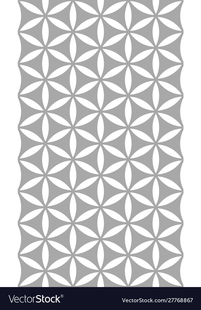 Seamless flower life pattern sacred geometry