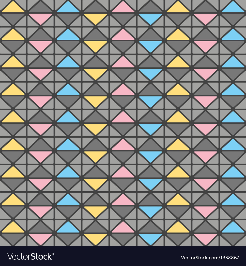 Triangluar retro pattern