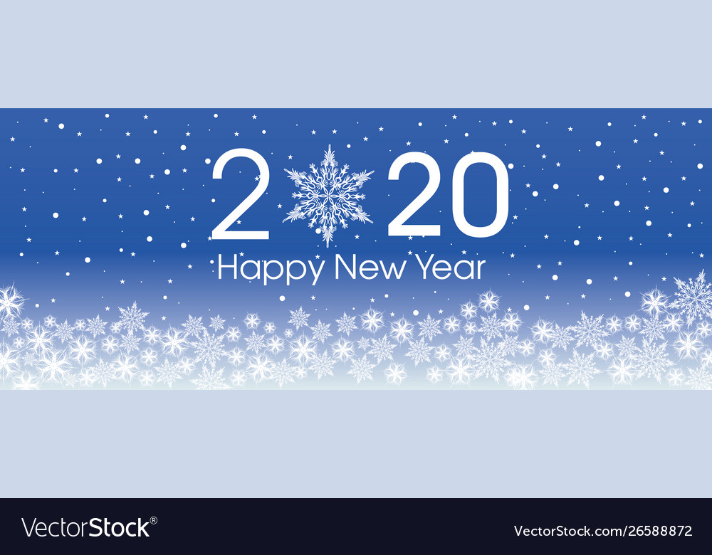 2020 happy new year card template design pattern
