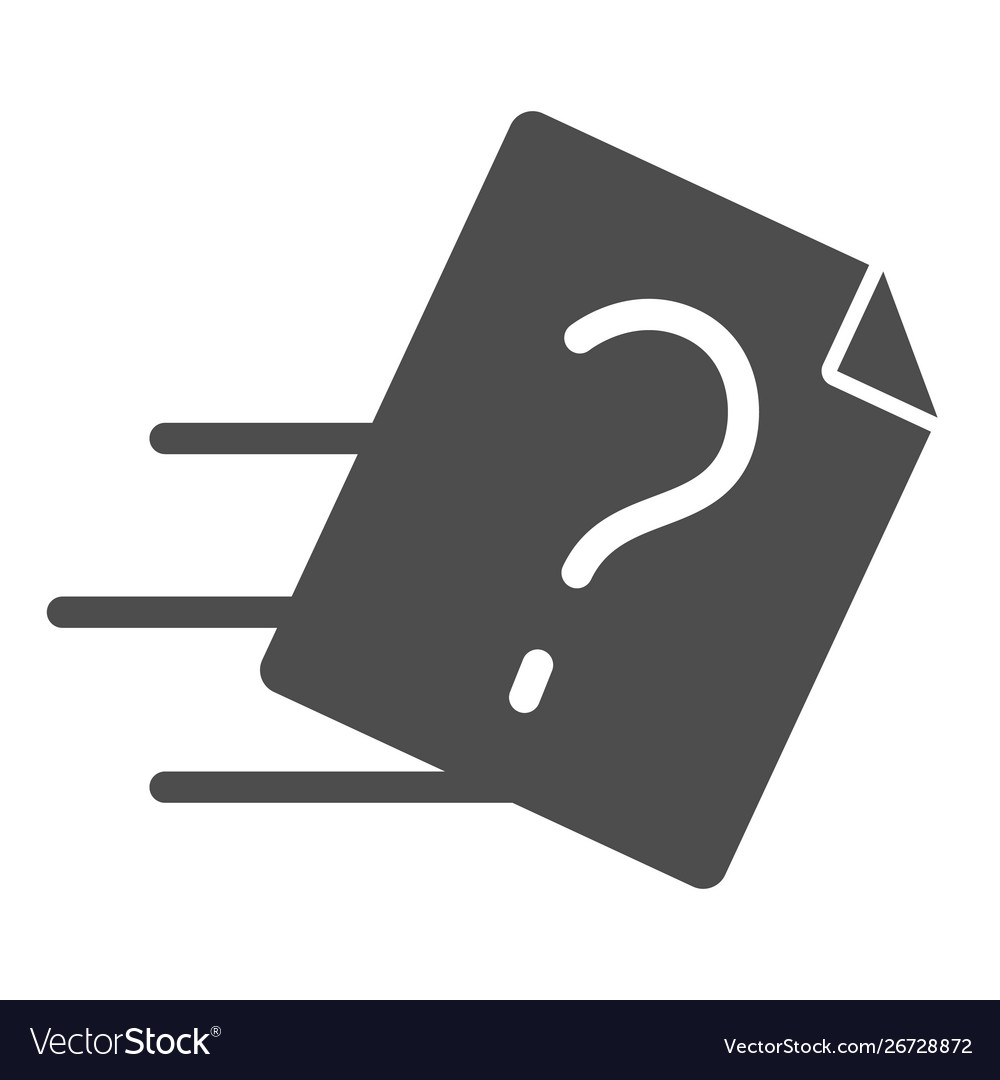 File transfer solid icon sending document vector image File transfer solid icon sending document