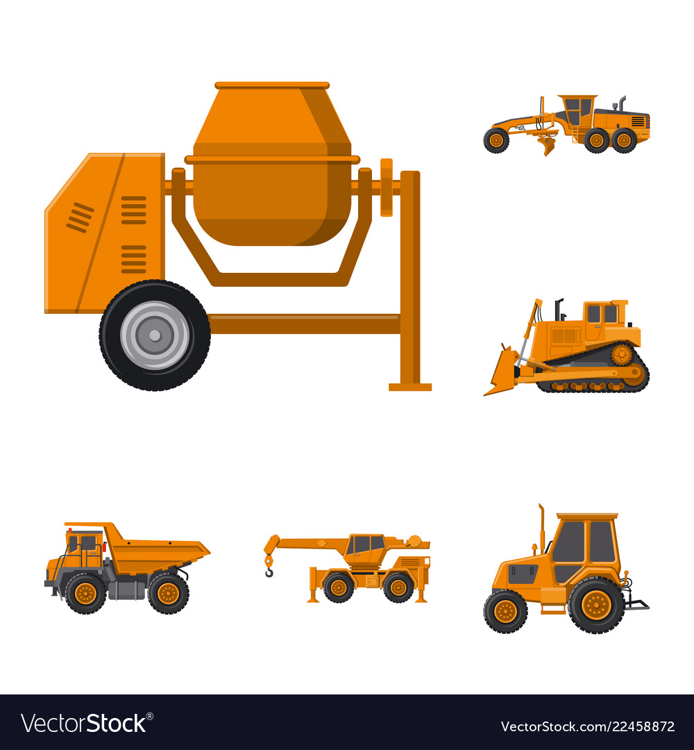 Isolated object of build and construction sign