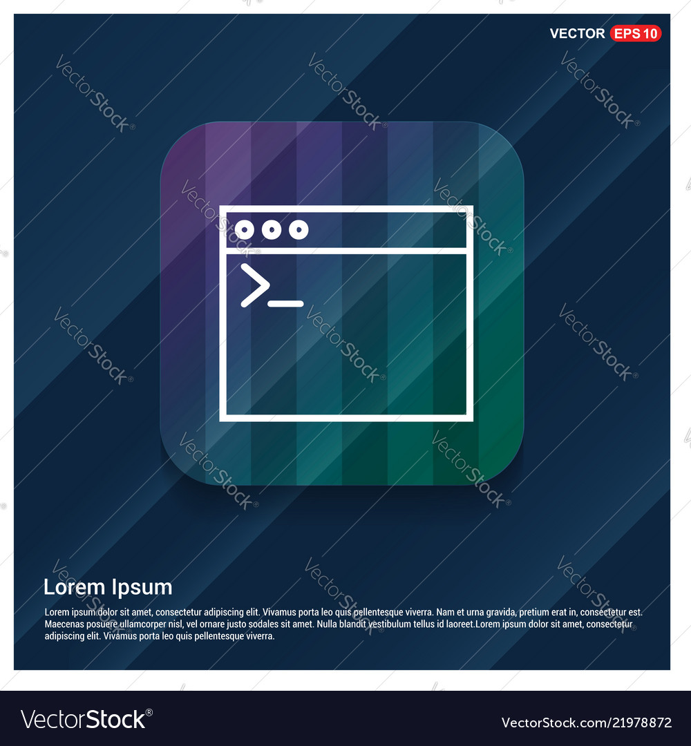 Code-Symbol programmieren vector image Code-Symbol programmieren