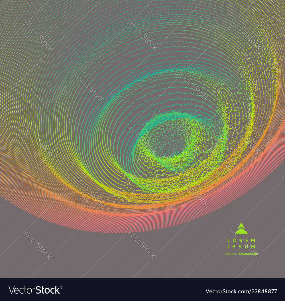 3d wavy background with ripple effect grid vector image 3d wavy background with ripple effect grid