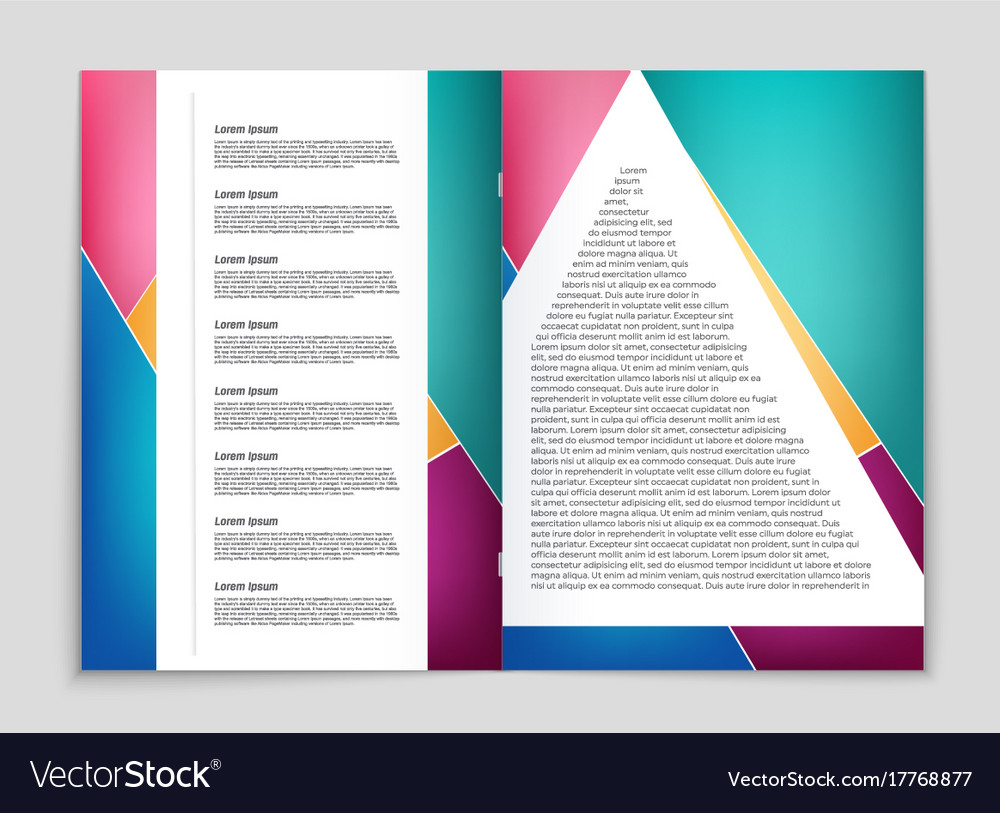 Abstract layout background set for art