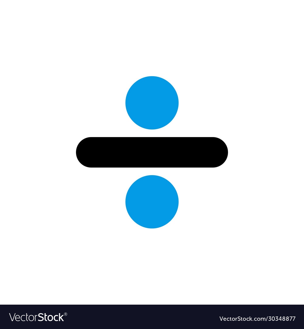 Division calculator learning and mathematics icon