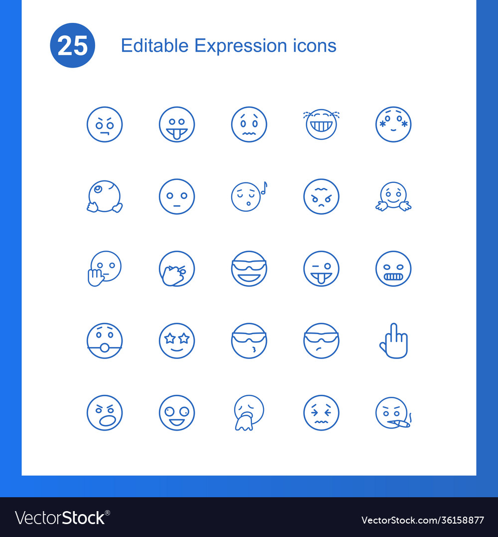 Expression icons