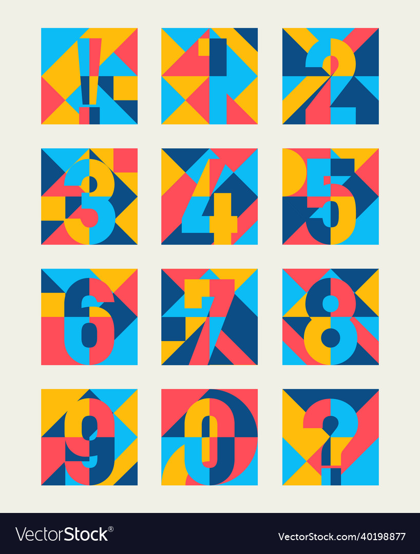 Geometric Number Pattern