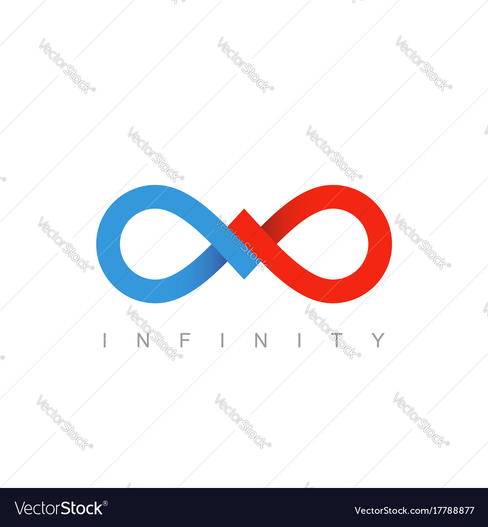 Infinity symbol royalty free vector image vectorstock