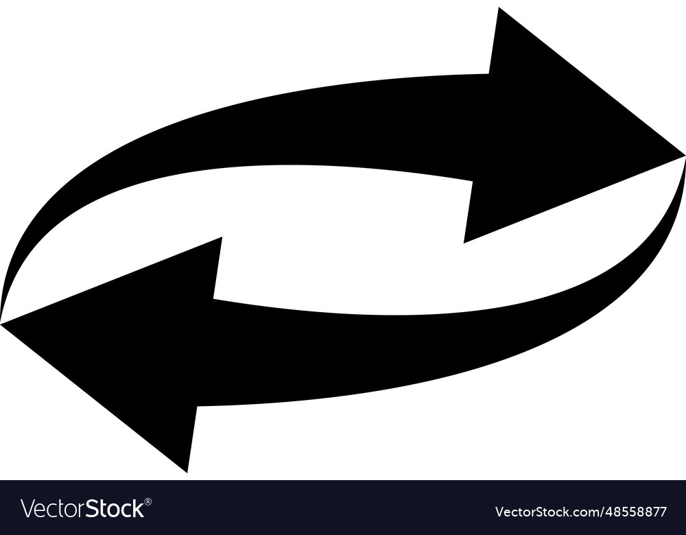 Sign symbol update reload circular arrows