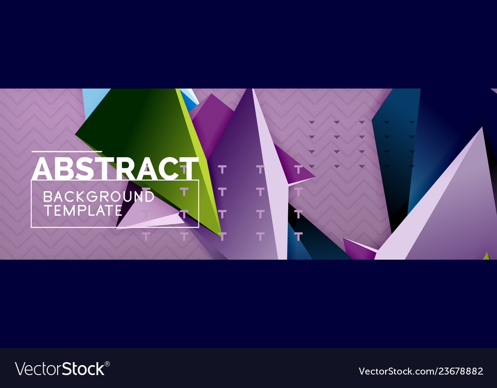 3d triangular shapes abstract background vector image 3d triangular shapes abstract background