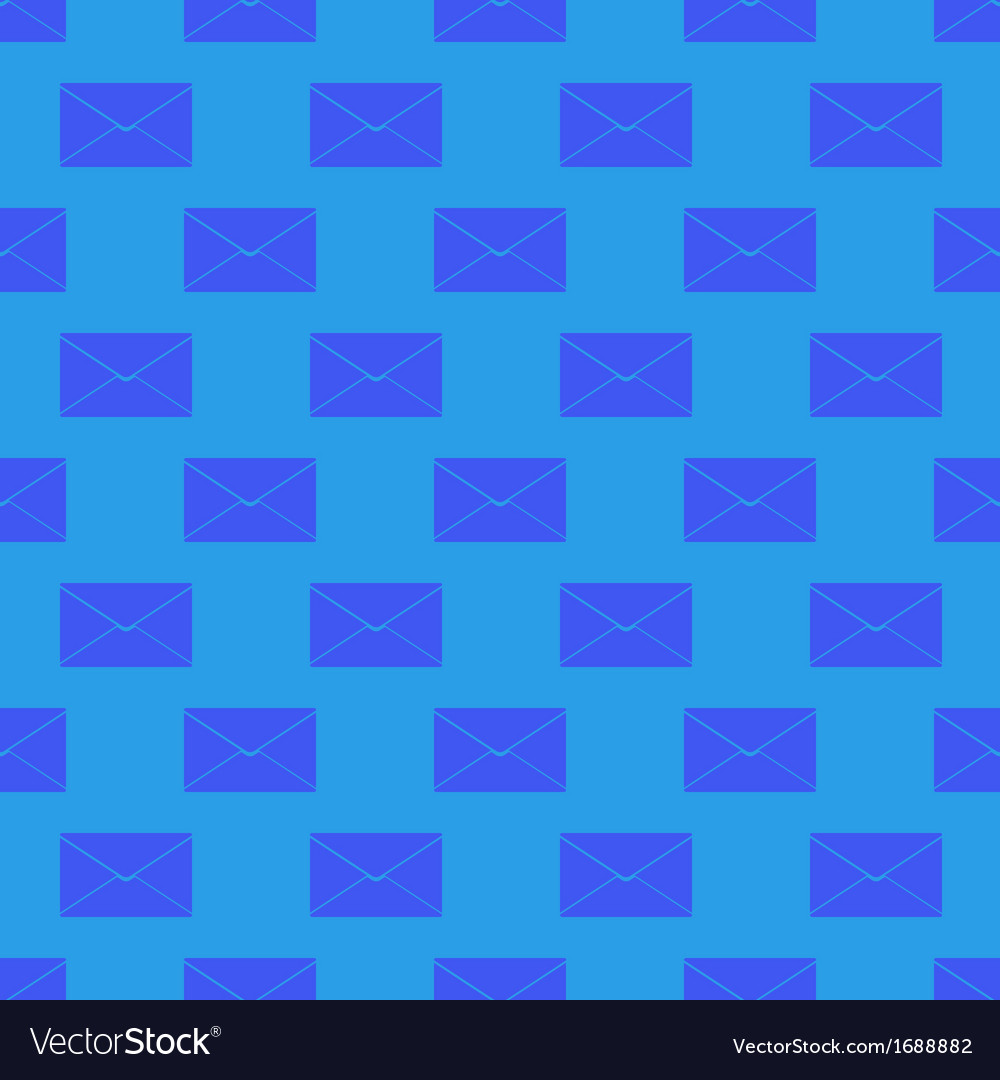 Blue Email Pattern - Seamless Texture