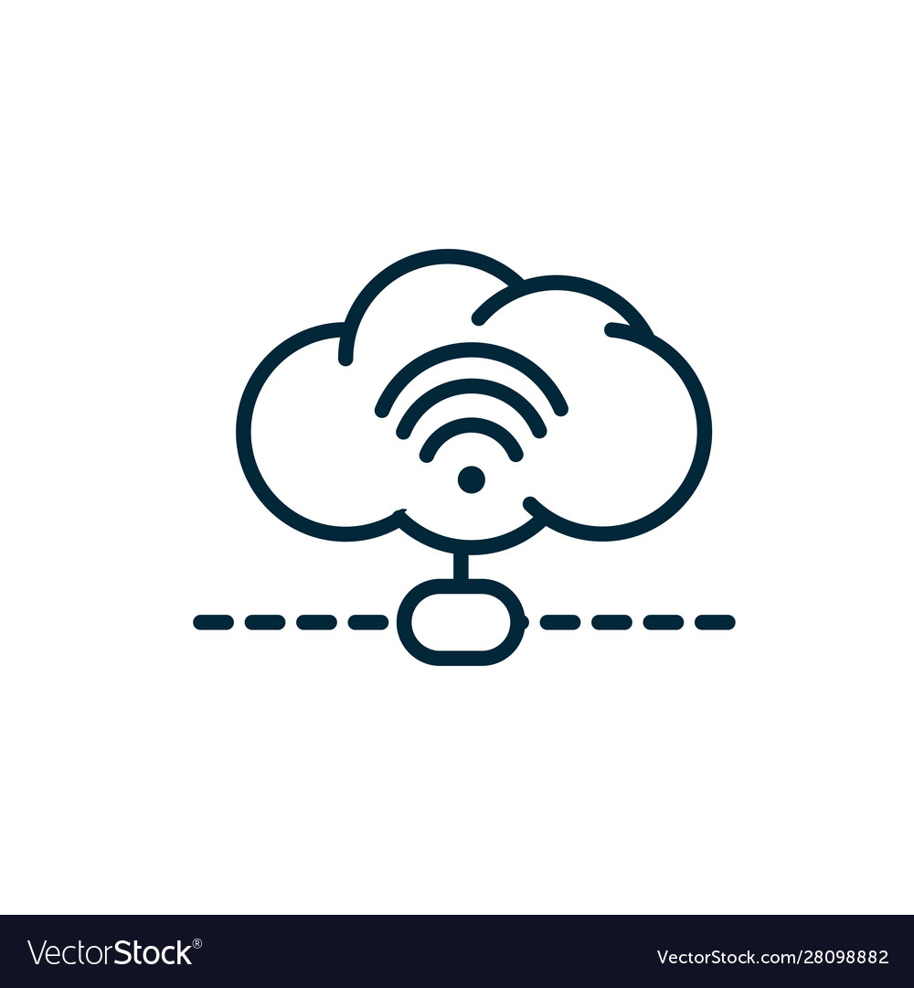 Cloud computing wifi connection internet things