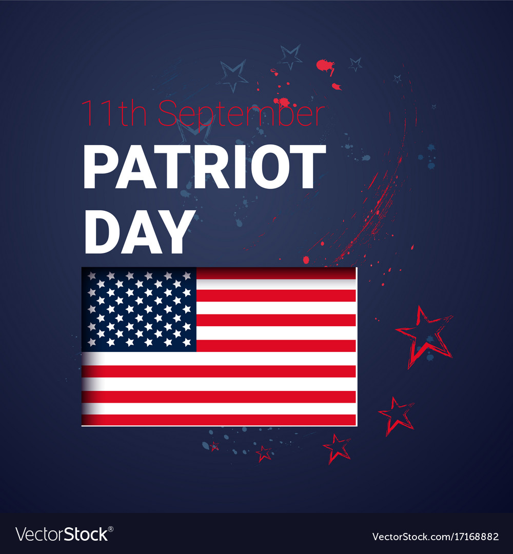 National usa patriot day united states flag banner