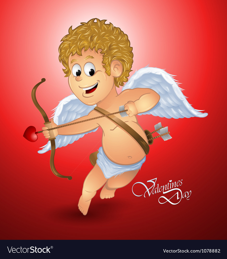 Valentines day cupid