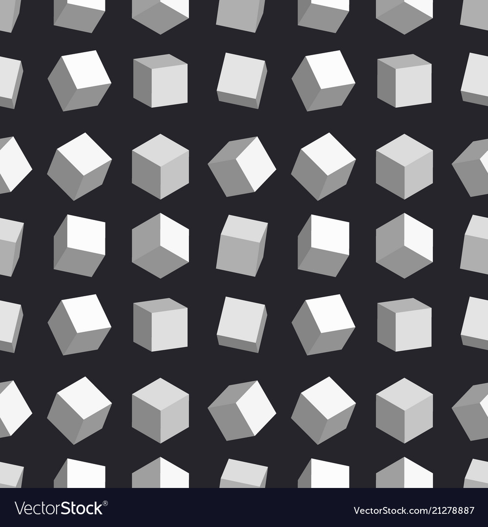 3D Cube Pattern - Seamless