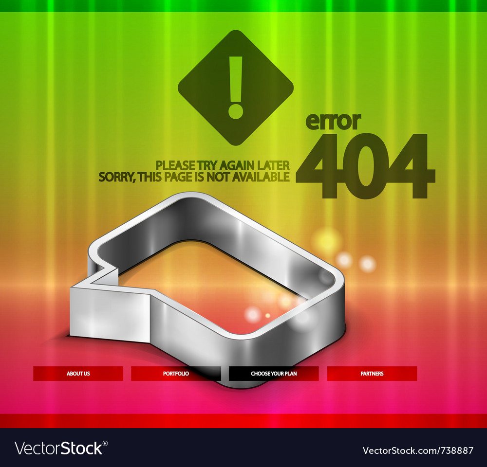 404 error web page
