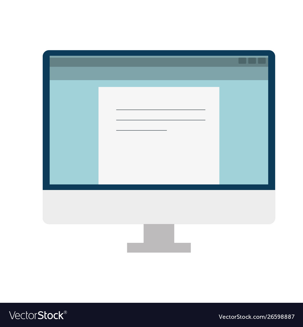 Desktop computer portable device icon
