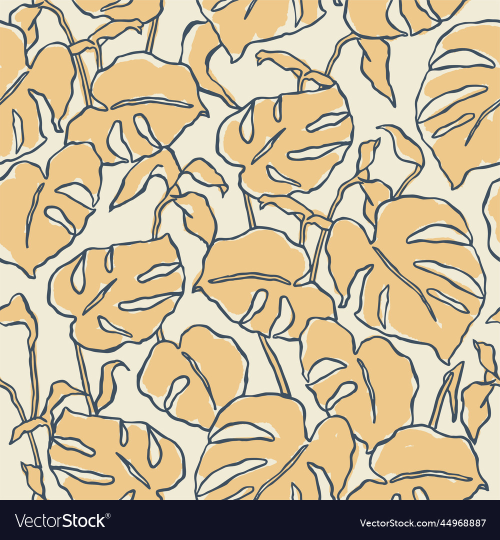 Monstera Botanical Pattern