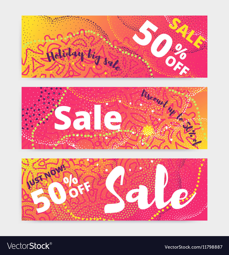 Sale banner template