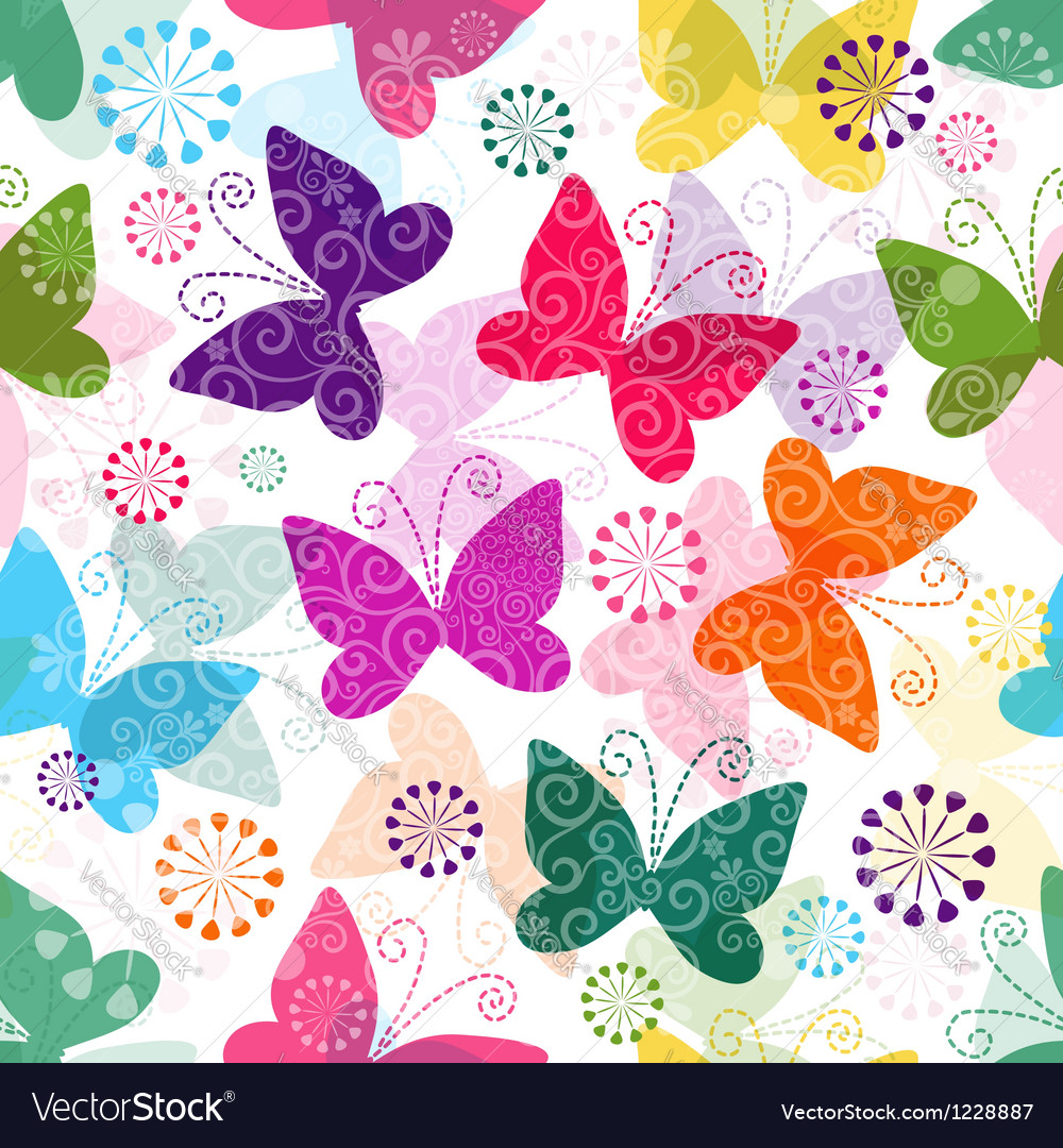 Spring seamless pattern