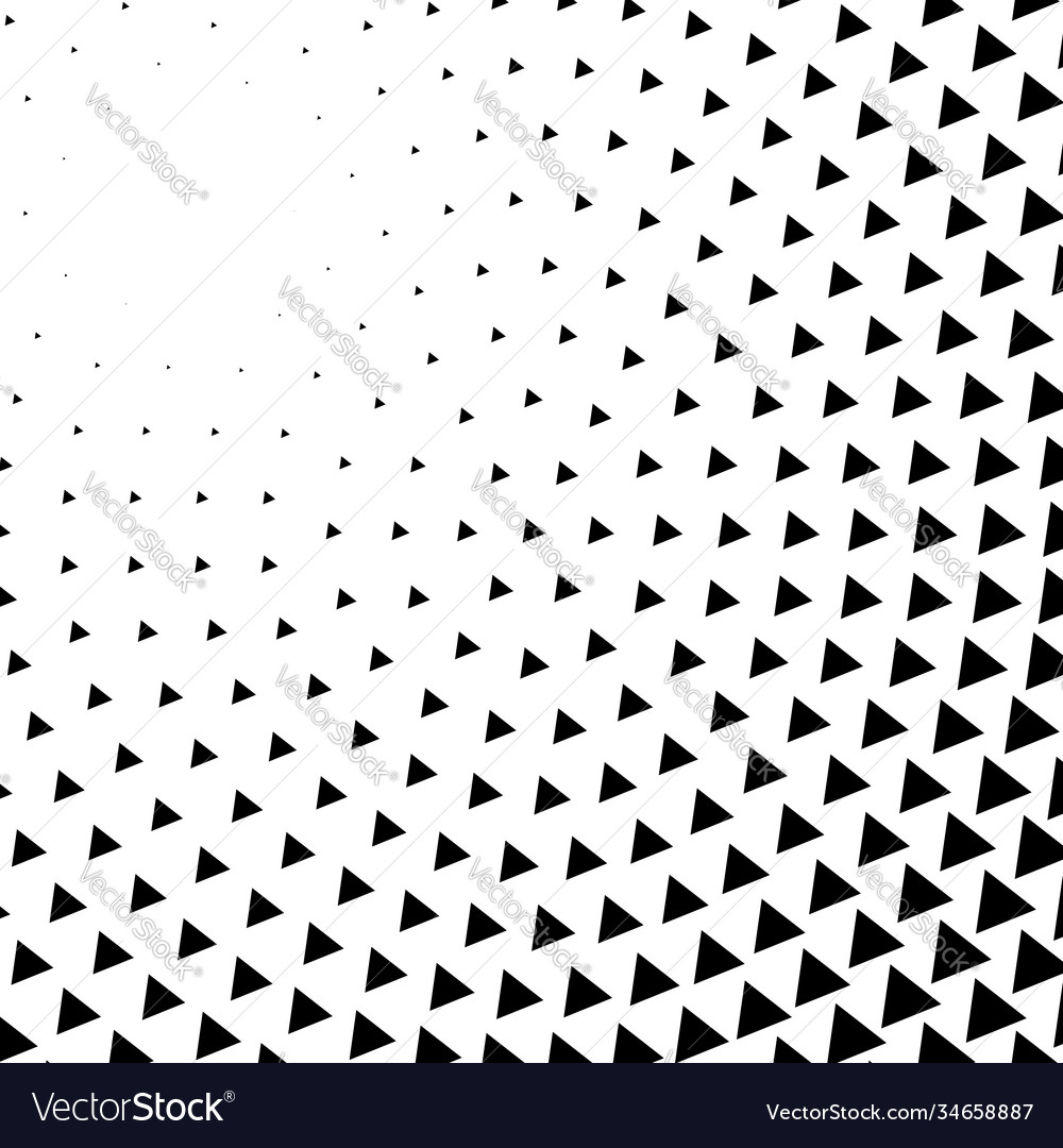 Triangles halftone triangle geometric background Vector Image