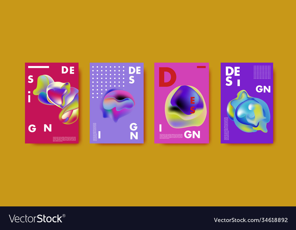 Abstract colorful liquid and fluid pattern