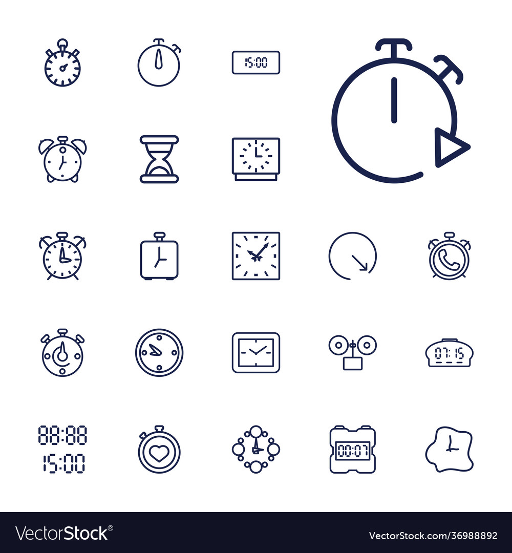 Countdown icons