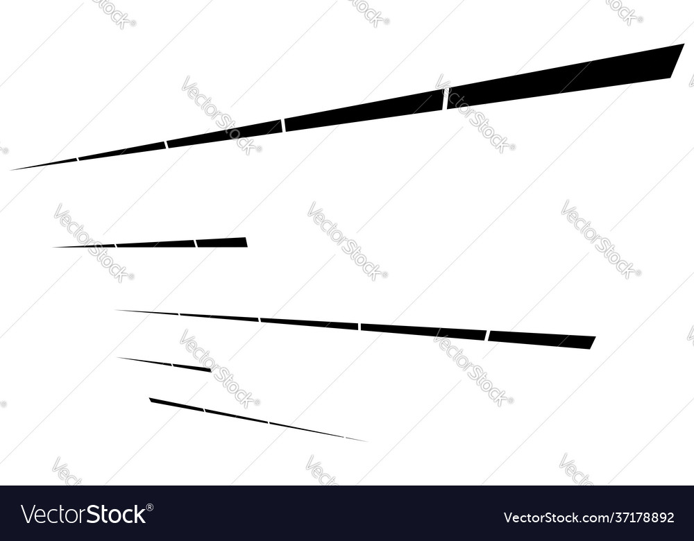 Dashed dynamic lines stripes 3d vector image Dashed dynamic lines stripes 3d