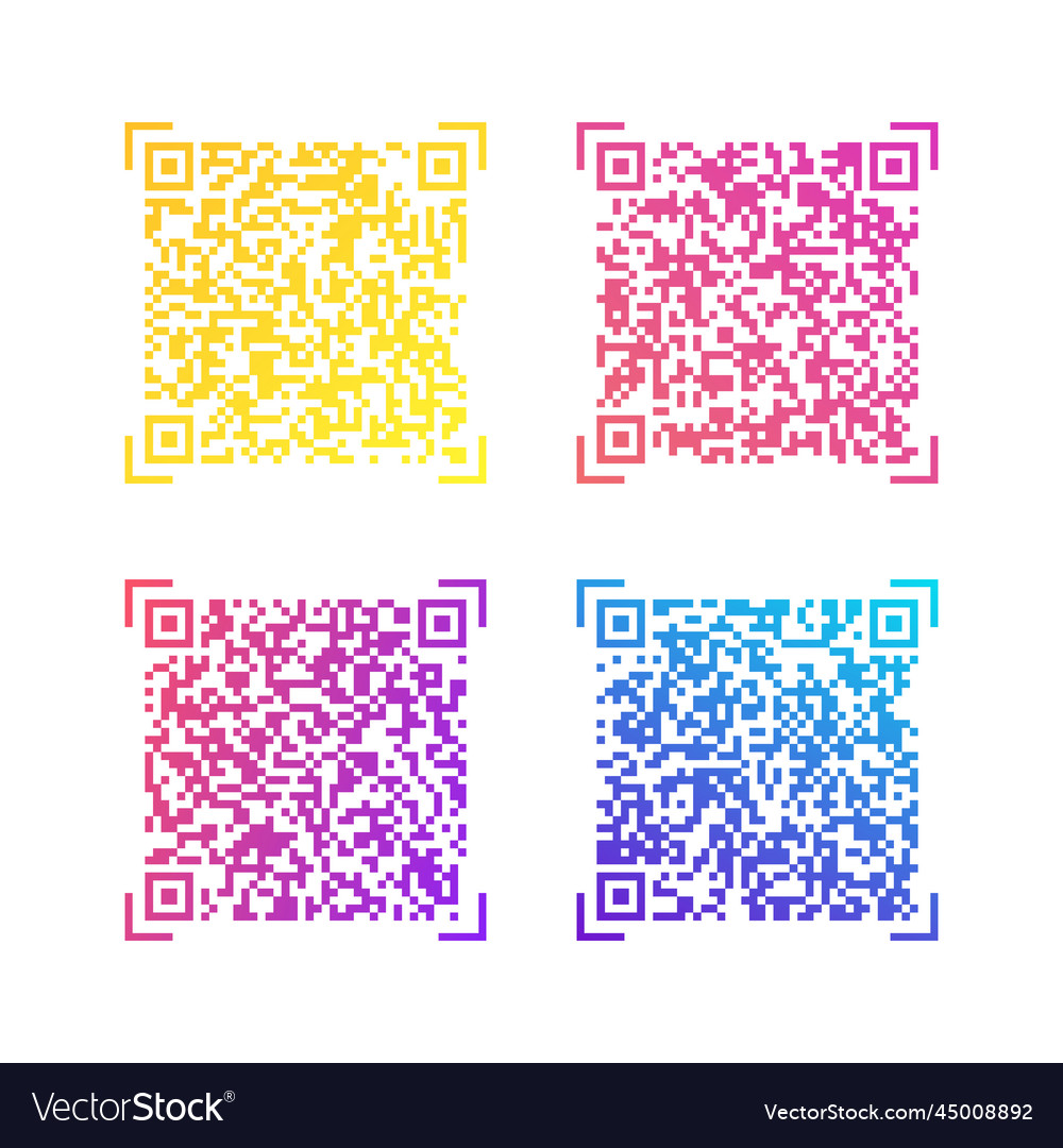 Gradient qr code