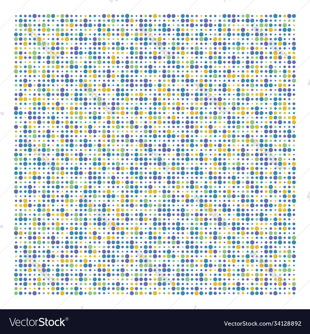 Halftone dots dotted pattern pointillist vector image Halftone dots dotted pattern pointillist