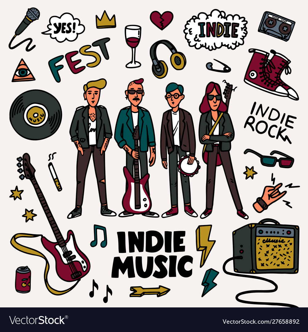 indie-rock-music-set-musicians-royalty-free-vector-image