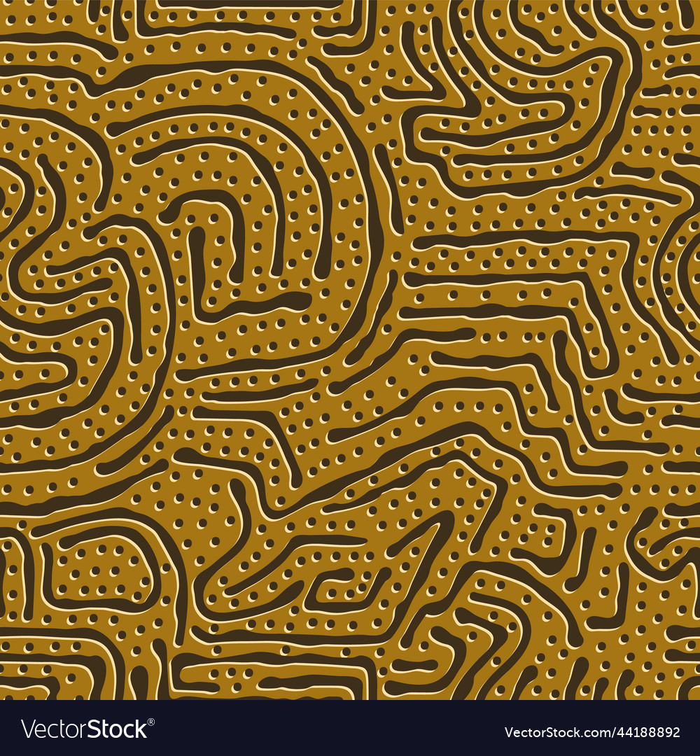 Seamless pattern lines and dots Vector Image Seamless pattern lines and dots
