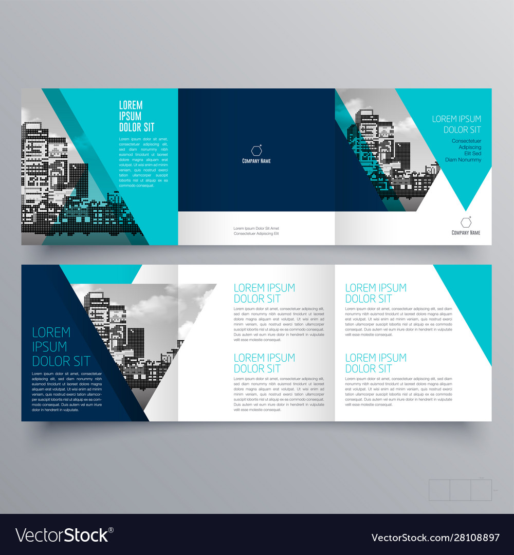 Brochure Design 1100 Royalty Free Vector Image