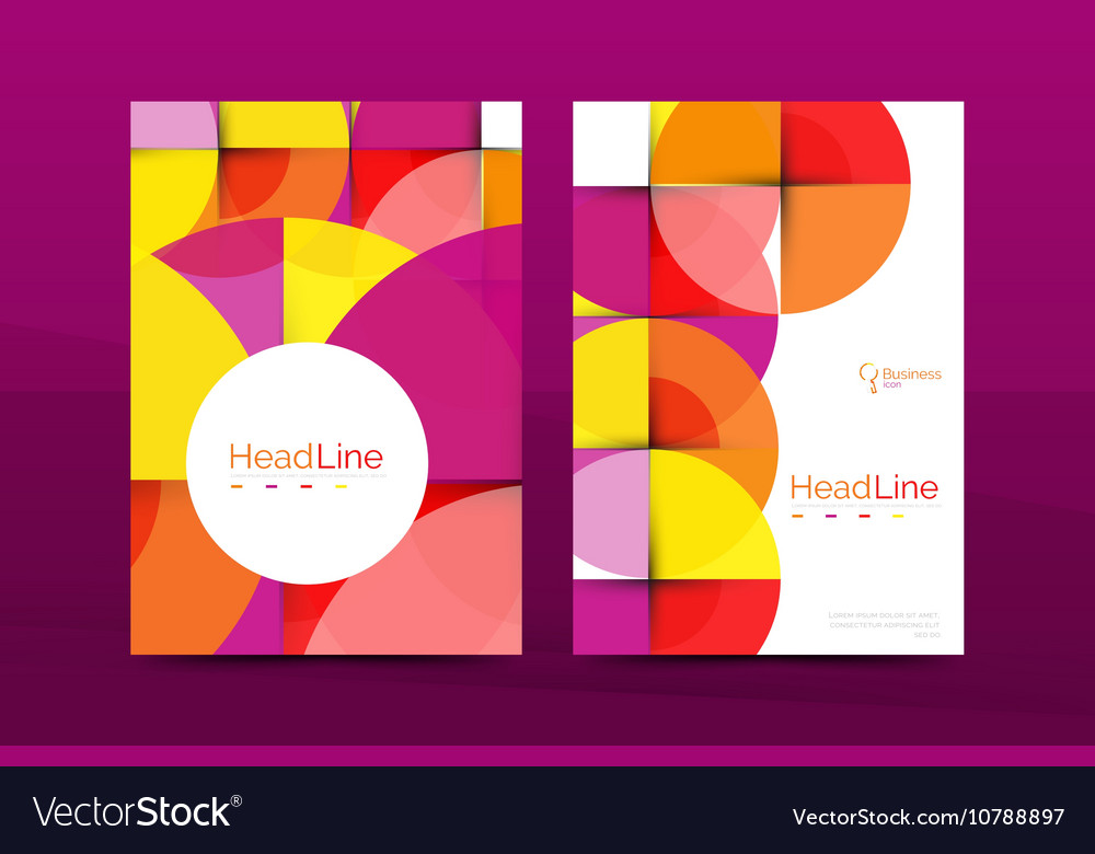 Business company profile brochure template Vector Image