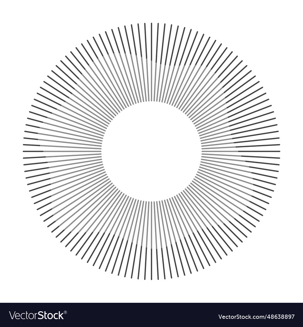 Circular frame round shape radial concentric vector image Circular frame round shape radial concentric