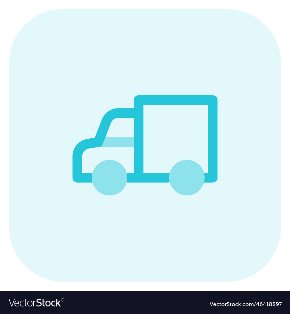 Full-sized pickup truck carrying shipment