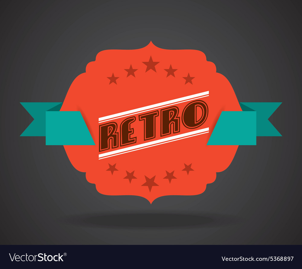 Retro ribbon