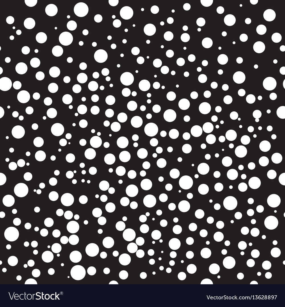 White Circle Pattern - Seamless